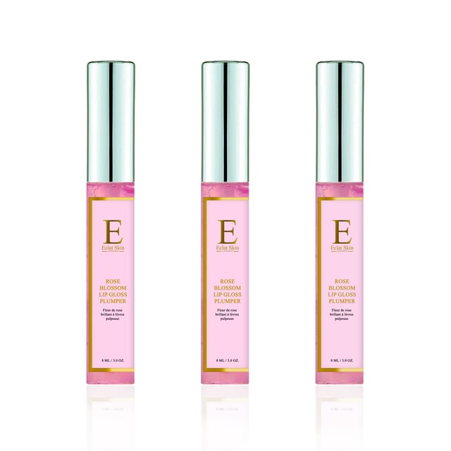 Rose Blossom Lip Plumping Gloss contains lip nourishing and plumping ingredients that aim to make the lips look plumper, more voluminous and youthful looking.
 
Formulated For
Loss of lip contour
Loss of fullness
Fine lines on lips

Facts:
+1 plumping ingredient
+1 antioxidant ingredient
+ 1 shine ingredient
+ 1 nourishing ingredient
 
Key Ingredients
Vitamin E
Vitamin E is an antioxidant that nourishes the lips and protects from free radical damage.

Peppermint 
Peppermint oil aims to give the lips plumper youthful look.