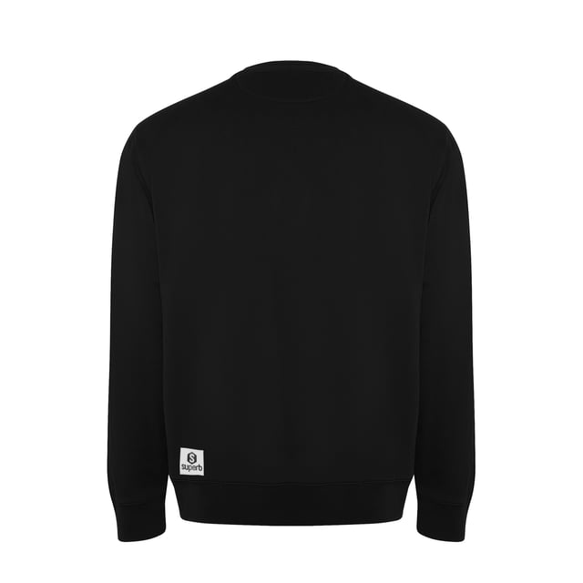 Sweatshirt Superb.
 Round neck, with ribbed finish.
 Brand embroidery on the front.
 Ribbed cuffs and waistband.
 Seams seen in tone.
 Composition: 60% Organic Cotton, 40% Polyester
 Care:
- Wash at max. 40ºC.
 - Do not use bleach.
 - Iron at low temperature.
 - Do not dry clean.
 - Do not use dryer.