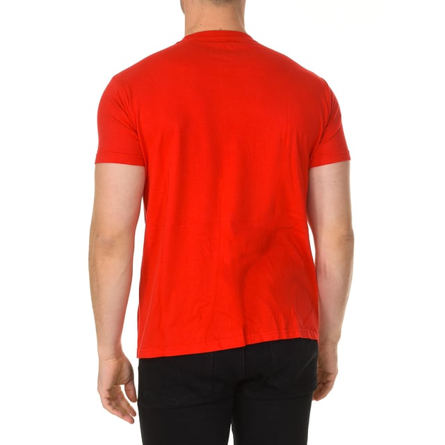 Short marl t-shirt.
 Round neckline with ribbed finish.
 Brand print on the front.
 Seams seen in tone.
 Composition: 100% cotton
 Care:
Care:
 - Machine wash maximum 30ºC.
 - Do not use bleach.
 - Iron at medium temperature.
 - Do not use dryer.
 - Do not dry clean.