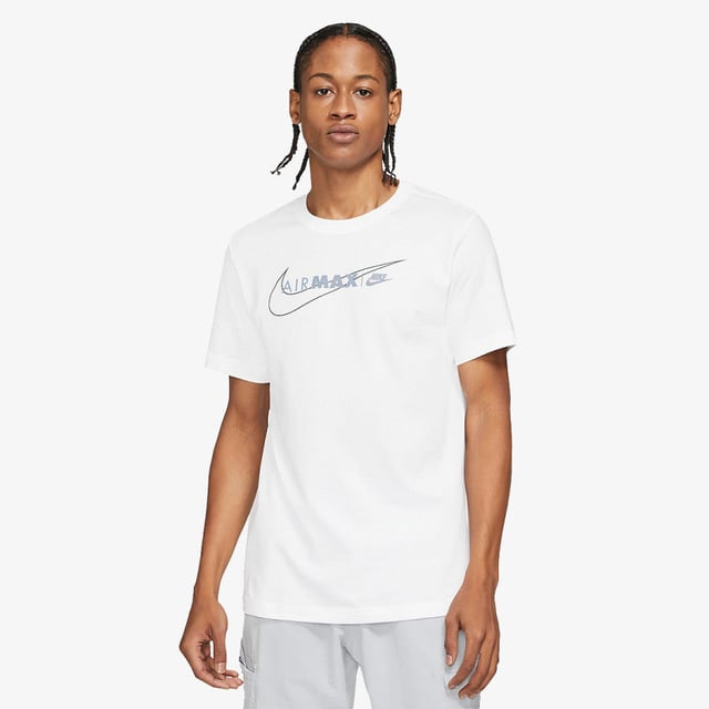 White nike air max t shirt top