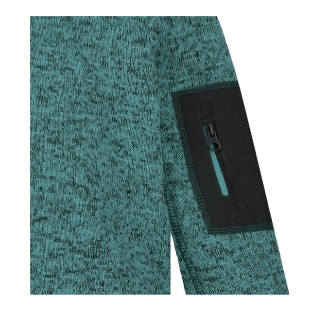 100% Polyester. Fabric: Fleece, Knit Effect, Marl, Stretch. Design: Contrast Detail, Logo. 250gsm. Sleeve-Type: Long-Sleeved. Reflective Trim. Neckline: Standing Collar. Cuff: Stretch Binding. Fit: Comfort. Pockets: 2 Side Pockets, 1 Sleeve Pocket, Zip. Fastening: Full Zip. Hem: Stretch Binding. Sustainability: Eco Friendly, Made from Recycled Materials, Sustainable Materials. 13 Years: 32.5 in. 11-12 Years: 31 in. 3-4 Years: 22.5 in. 5-6 Years: 24 in. 7-8 Years: 26.5 in. 9-10 Years: 28.5 in. 14 Years: 33 in. 15-16 Years: 36 in.