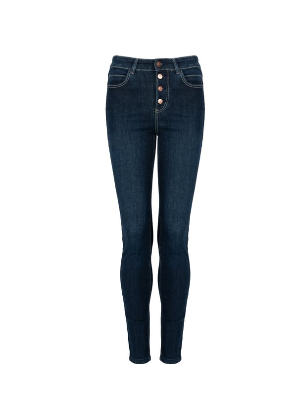 Guess Vaqueros Skinny High de mujer azul