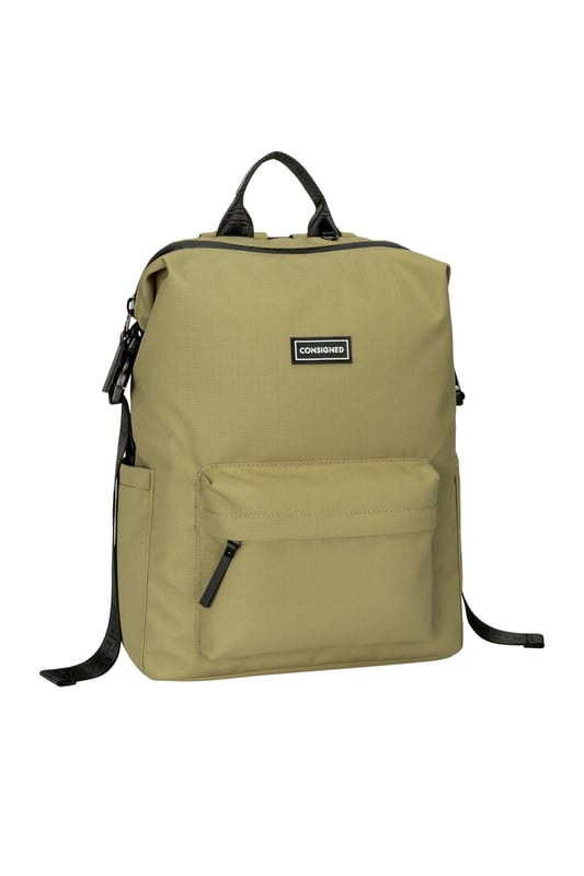 A double clip feature allows multi-functional use, enabling the bag to transform into 3 different designs depending on your needs. Key features include front, side & rear pockets for organised storage. Inside ensures maximum functionality with a generous internal capacity and 15 inch padded laptop sleeve - Fits Apple MacBook Pro 16 inch. Features: , Water Resistant, 15 inch padded laptop sleeve - Fits Apple MacBook Pro 16 inch & nested 9.7 inch tablet pocket with Velcro fastening, Waterproof zip top opening to main compartment, 100% Recycled body & lining polyester made from recycled plastic bottles [GRS certified fabric], Double clip feature which allows the bag to transform into 3 different designs, Front zip pocket with a storm flap and YKK zip, Quick access slip pockets on each side, Rear secure access waterproof zip pocket, Internal zip & slip pockets, Large size Style Ref: 50511 SAND