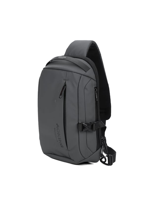 Unisex Crossbody tas met ritssluiting. Multifunctionele zakken, binnenzakken. twee met externe zakken met ritssluiting. verstelbaar in stoffen schouderband. ontbrekend handvat. binnenste compartimenten. CrossbodytasUnisex extern materiaal gevoerd met polyester binnenkant. Afmetingen: 20x10x32 cm. Modeproduct