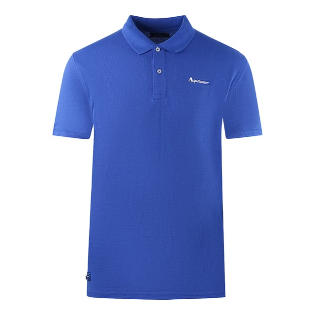 Plain royal blue polo shirt discount