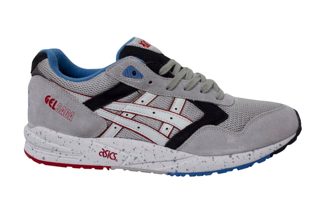 Asics Gel Saga Mens Grey Running Trainers