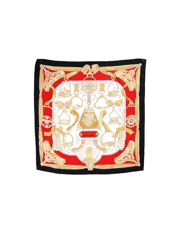 VINTAGE, RRP AS NEW
Experience the epitome of luxury and style with the Hermes Etriers Scarf in Multicolor Silk. Crafted from finest silk, this scarf features a captivating design of equestrian themes with stirrups and straps in a harmonious color combination. The exquisite detailing and quality craftsmanship highlight the heritage of Hermes as a fashion house. 

Hermes Etriers Scarf in Multicolor Silk
Material: Silk
Color: Multicolor 
Size: One size
Dimensions: Length:   900mm; Height:   900mm
Condition: Very good
Sign of wear: Light wear
SKU: 363067