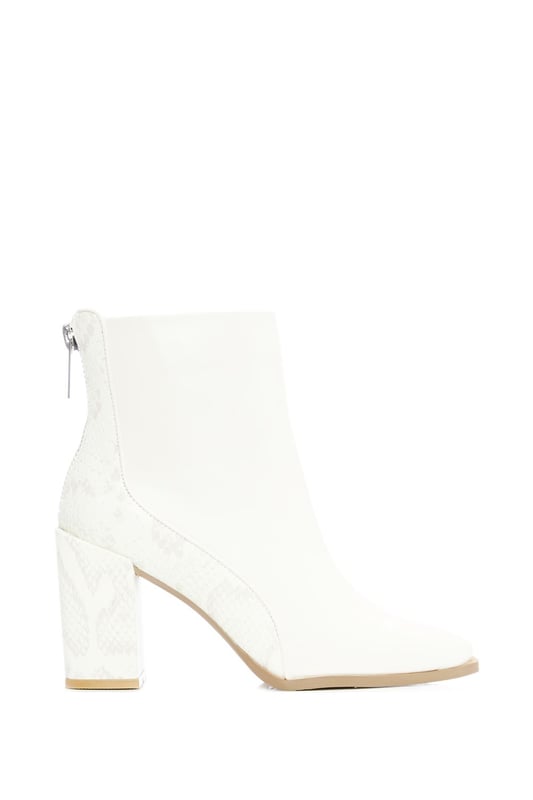 Cream short hot sale boots