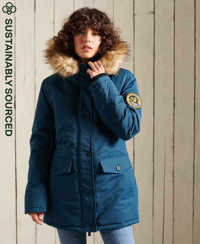 Bungee cord hotsell detail hooded parka