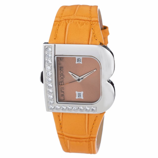 Laura Biagiotti LB0001L-06Z - Damenuhr Quarz aus Edelstahl• Material: Edelstahl• Glas: Mineral• Armband: Leder• Farbe: Silber• Wasserbeständigkeit: 0 m (0 ATM)• Gehäusegröße: 33 mm