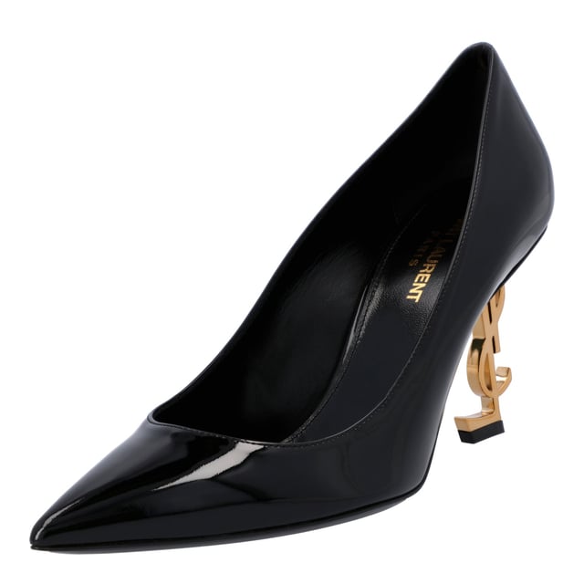 Total heel height: 8.5 cm / 3.3 inches
Leather sole
Gold-coloured, antiqued metal heel
Calf leather
Made in Italy