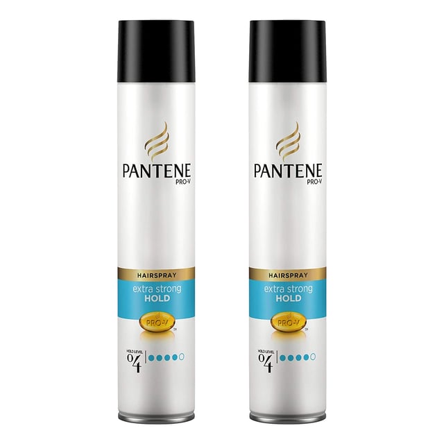 Pantene Pro-V Extra Strong Hold hairspray, with an extra boost of polymers and an extra-strong hold level 4, gives shine to your hair and keeps your style looking great all day long, even in high humidity.
