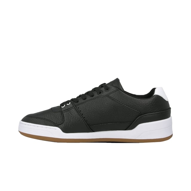 Lacoste Challenge 15 120 1 Lace Black Smooth Leather Men Trainers 39SMA0003 312