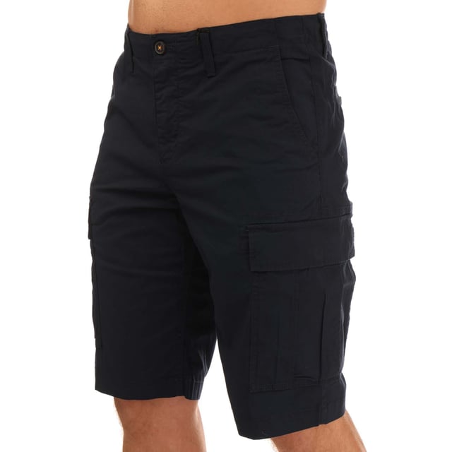 Men's Timberland Outdoor Poplin Cargo Shorts in Navy - Main Image