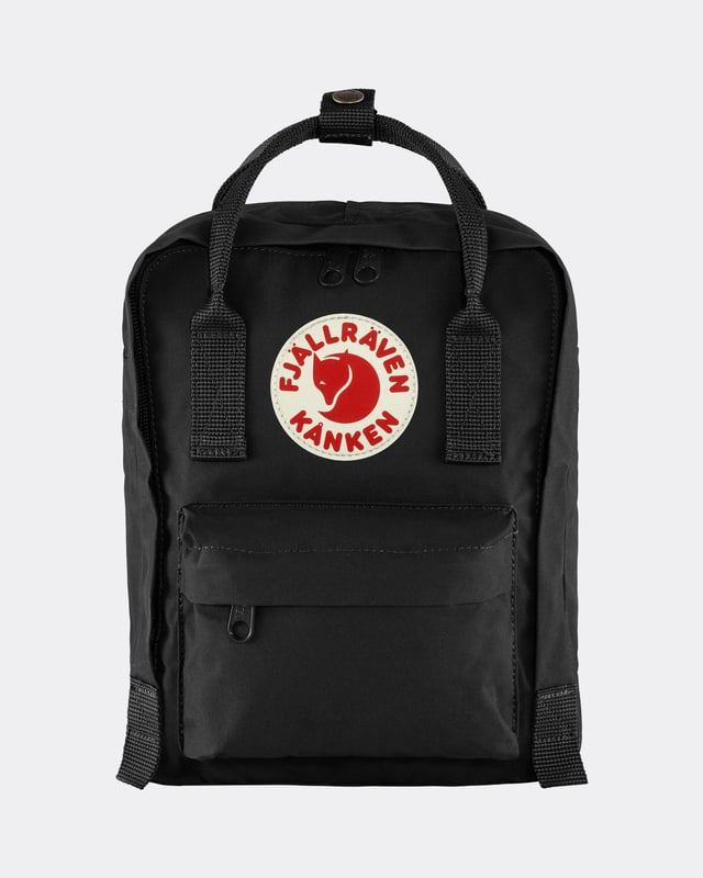 Unisex Kånken Mini
Kånken was created in 1978 to help prevent back problems among Swedish school children and, since then, has become one of Fjällräven's most appreciated products. The Mini-version is suitable for small children as well as for full grown adults who are looking for a small backpack. It is perfect for carrying a change of clothes for preschool or food on an outing, and as a smart everyday bag for books, water bottles, fruit and more. The shoulder straps are long and adjustable and fit both small and big backs. They can be fastened with a clasp so that they are not in the way when at their tightest. The material is hard-wearing, lightweight Vinylon F fabric that is able to withstand dirt and wetness. The main compartment has a large zipped opening, which makes it easy to pack and unpack. Two flat side pockets and a zipped pocket on the front. The included PE foam seat cushion is stored in the interior back pocket and also prevents the contents in the main compartment from poking against your back. Handles at the top and slender, adjustable shoulder straps. The logo on the front is reflective. It also has an address label inside the main compartment.

Popular backpack in hardwearing Vinylon F fabric.
Carried as a backpack or a bag via convertible straps.
Removable seat pad, reflective logo.
Name and address label on inside of pack.
Vinylon F: 100% vinylal
Produced without PFCs
Inside compartment, Open outside pocket(s), Zippered outside pocket(s)
Water resistant, Quick-drying, Durable
Clean with soft brush and lukewarm water

F23561