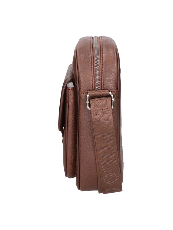 Northampton polo club Einzelfächer PU Leder -Messenger -Umhängetasche. Veganer Produkt.