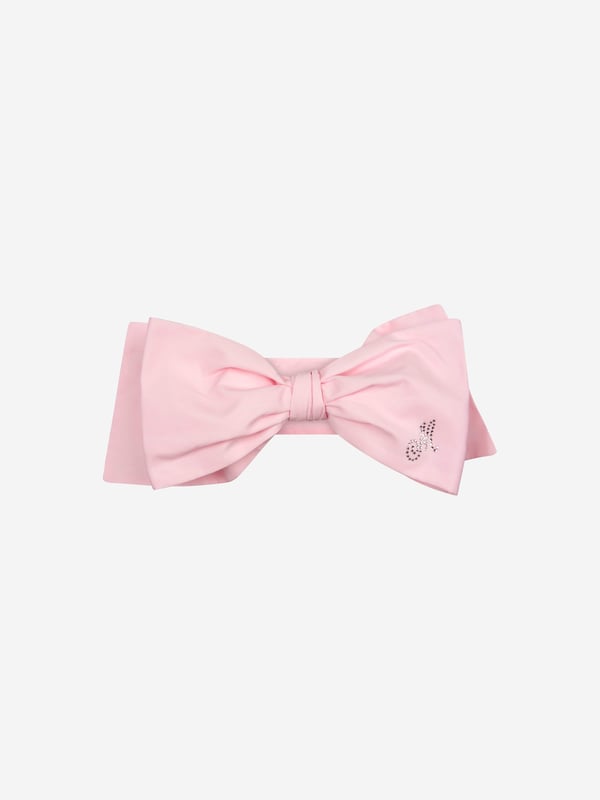 Introducing the Girls Headband by Monnalisa from Italy, an exquisite accessory for any charming ensemble! With its blend of luxury and functionality, it's an essential addition to your little princess's collection. Here are the key features: Italian Craftsmanship: Handcrafted meticulously in Italy, guarantees unmatched longevity and quality. Chic Design: Features a stunning design that adds an irresistible touch of dainty charm and trendiness, making a statement at all times. Utmost Comfort: Composed of superior materials, this headband provides ultimate softness for your little girl's delicate skin, perfect for all-day wear. Give your girl's outfits an elegant touch with this Monnalisa Girls Headband. Order now and let your princess shine in sophistication and style!