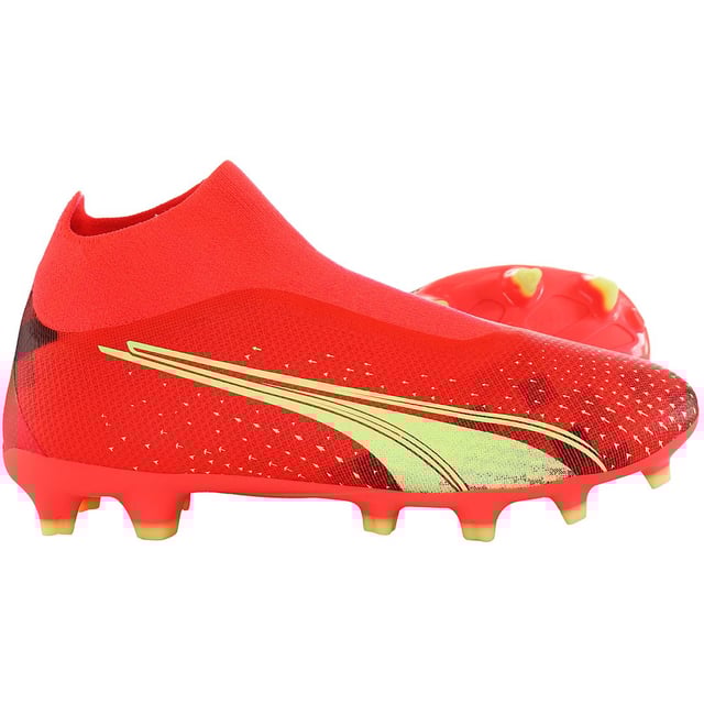 Puma soccer cleats mens orange on sale