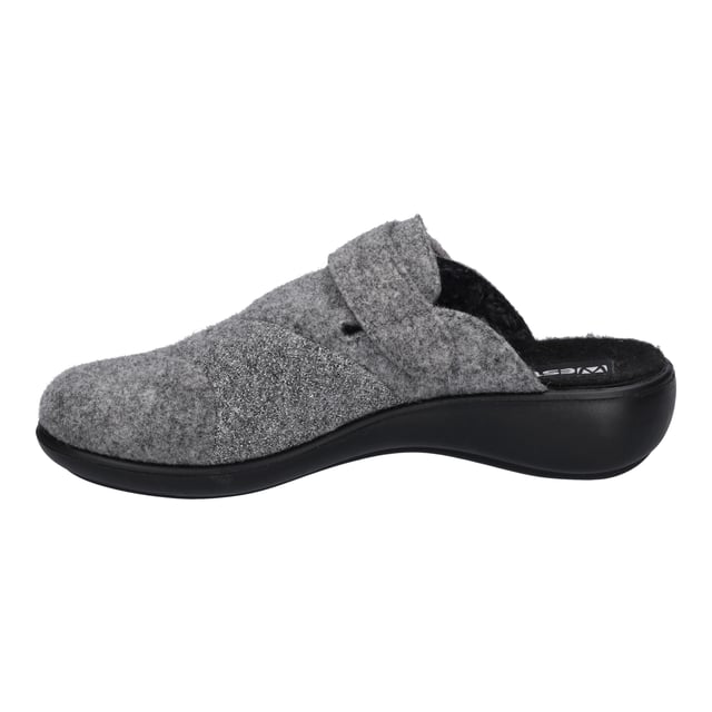 Voor weldadig warme voeten is de slipper gevoerd met plush. Het klittenband zorgt voor een goede grip en een vlotte instap in de schoen. U kunt de uitneembare zool eenvoudig verwisselen. Met de G 1/2-schoen breedte, biedt de slipper Korsika 308 een normale breedte aan de voet. Ga je gang met de dagelijkse Allrounder voor thuis.