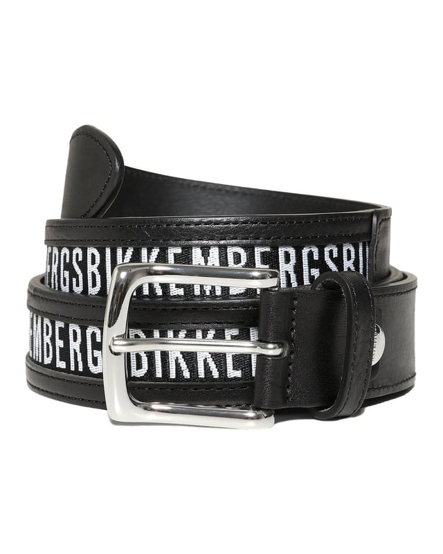 Bikkembergs mens belt in black calfskin
  Theme: Bikkembergs
  Style n: E35.119
  Description: Man belt 35 cm
  Colour: 999 Black
Material: 100% Leather di Calfskin