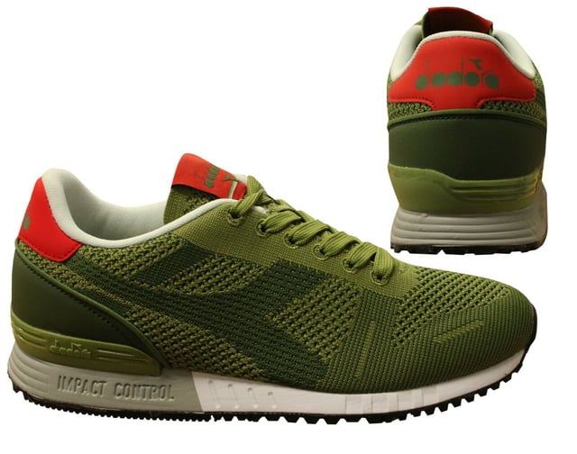 Mens khaki green trainers clearance