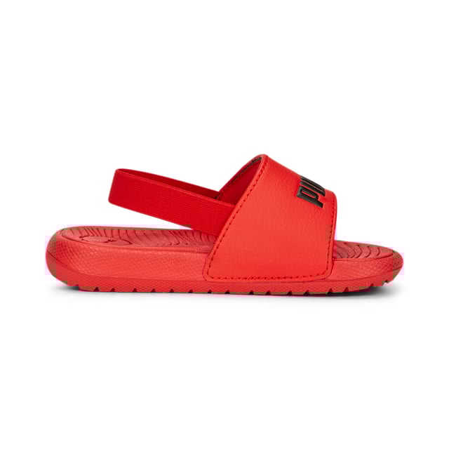 PRODUCT STORY: Meet the perfect summer shoes for your little one. These simple, lightweight slides feature a comfortable IMEVA midsole and an elasticated heel strap to keep them in place. Just slip them on and you’re set for a day at the beach or just hanging out at home. DETAILS: Synthetic upper; IMEVA midsole; IMEVA outsole; PUMA No. 1 Logo on the upper; PUMA Babies: Recommended for toddlers between 0 and 4 years.