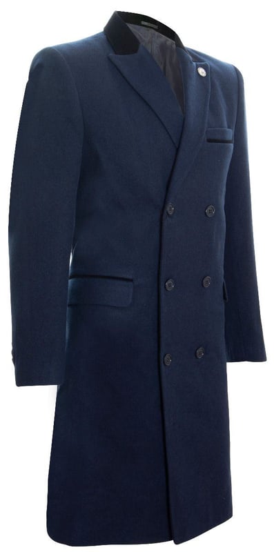 Disponible en 4 colores impresionantes, ajuste a medida (entre ajustado y regular) Hecho de tela de poliéster de tacto de lana suave de primera calidad, largo total 102 cm Chaqueta formal o informal elegante perfecta basada en la clásica era de los Blinders de los años 20 ¡Muchos más estilos y colores disponibles en la tienda!