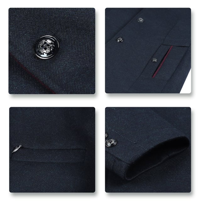 [Materialpflege]

HERVORRAGENDES MATERIAL ¨C Wolle 26 % Polyester 51 % Viskose 8 % Baumwolle 15 %. Weicher und bequemer Stoff; mit glatten Linien f¨¹r einen schlanken und taillierten Look.

PFLEGEHINWEISE ¨C Chemische Reinigung wird empfohlen; Handw?sche ist m?glich, jedoch mit kaltem Wasser.

VIELSEITIGER ANLASS ¨C ¨¹bergangsjacke: Perfekt zum Tragen im Herbst und Winter

ANL?SSE: Geeignet f¨¹r jeden Anlass, z. B. Freizeit, Gesch?ft, B¨¹ro, Arbeit, Urlaub, im Freien. Jahreszeiten: Geeignet f¨¹r Winter und Herbst.

[Paket]

1 * Mantel