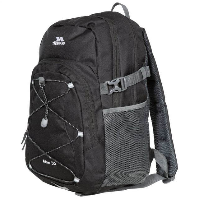 30 liter verstelbare rugzak. Multifunctioneel. 3 ritssluitingen. Interne zakken. Interne sleutelhanger. 600D polyester.