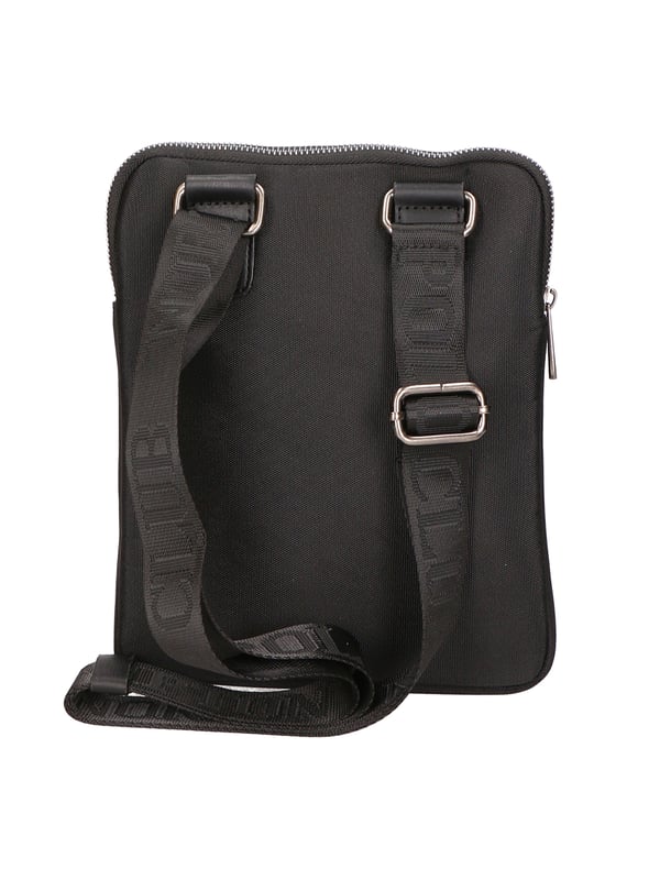 Northampton polo club Messenger -Umhängetasche für Männer in weichem Stoff und vegane Lederdetails. Einzelfach.