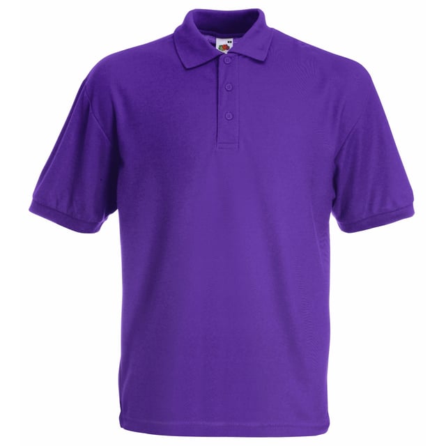 Pack of 2. Guaranteed to perform at 60 degree wash. Childrens easy care, easy wear pique polo. Ideal for schoolwear. Two self coloured button fused placket and spare button. 1x1 rib knit collar and cuffs. Taped neckline for added comfort. Reinforced shoulder seams with single needle stitching. Also available in mens sizes, code 63402. and ladies sizes, code 63212. Weight: 170-180g/m². Fabric: 65% Polyester, 35% Cotton blend. 3-4 (22-24: To Fit (ins)). 5-6 (26-28: To Fit (ins)). 7-8 (30: To Fit (ins)). 9-11 (32: To Fit (ins)). 12-13 (34: To Fit (ins)). 14-15 (36: To Fit (ins)). FRUIT OF THE LOOM - a brand steeped in tradition, offering a comprehensive range of garments.