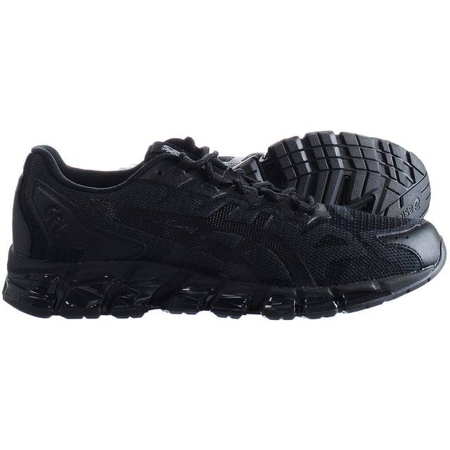Asics all black trainers best sale
