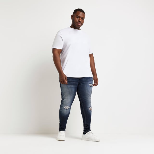 River island mens stretch jeans top