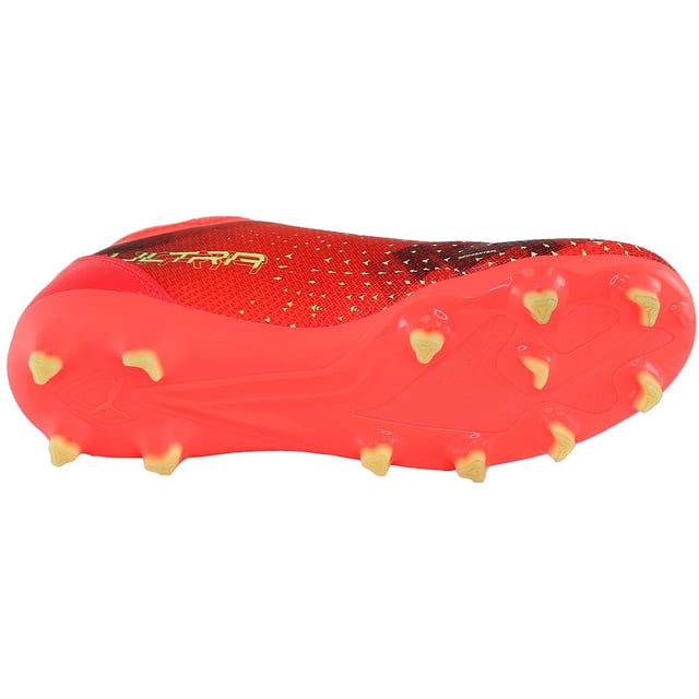 Puma Ultra Match LL FG/Ag Kids Orange Football Boots