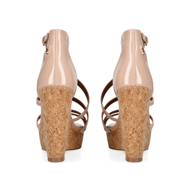 Kurt geiger gold wedges top