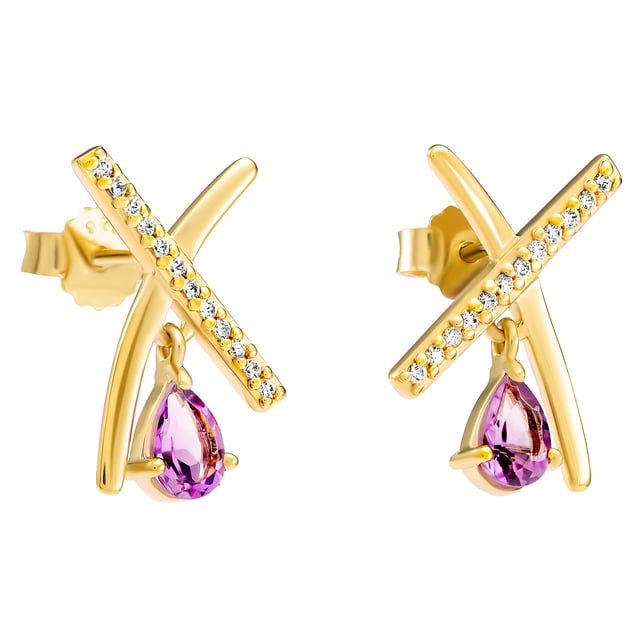 Silver Stud Earrings ZO-6020/2