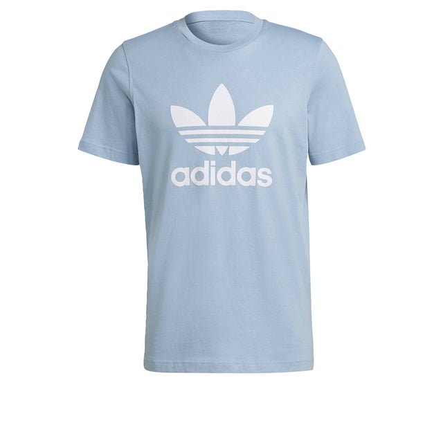 The Trefoil logo is steeped in sport and style history. But it's about more than that. It represents a fearless energy and a clan of creators striving to be their best at every step. Slip into the comfort of this adidas t-shirt and show it off. By buying cotton products from adidas, you're supporting more sustainable cotton farming.  - This model is 188 cm and wears a size M. Their chest measures 95 cm and the waist 81 cm. - Regular fit - Ribbed crewneck - 100% cotton single jersey - Better Cotton Initiative  Shipped by adidas