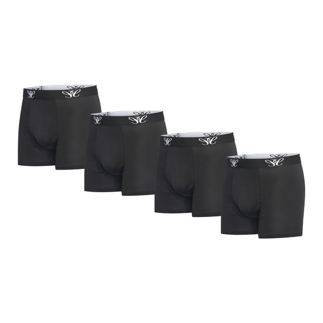 Boxers para hombre de la marca Cappuccino Italia. Confeccionados en algodón y elastano de alta calidad, los bóxers de Cappuccino Italia tienen un corte regular. El suave algodón garantiza una gran comodidad.  Marca: Cappuccino ItaliaNombre del modelo: 4-Pack BoxersCategoría: calzoncillos bóxer para hombreMateriales: algodón y elastanoColor: negro