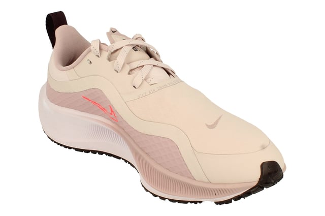 Nike Womens Air Zoom Pegasus 37 Shield Pink Trainers The Nike Women's Air Zoom Pegasus 37 Shield CQ8639 600 is a stylish and durable shoe featuring Nike's signature cushioning technology and a Shield upper for weather protection. It's designed to offer a lightweight and responsive ride, ideal for running and other high-intensity activities.
Nike Womens Air Zoom Pegasus 37 Shield CQ8639 - Barely Rose Flash Crimson 600