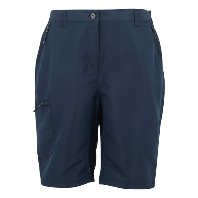 100% gerecycleerd polyester. Stof: Geweven. Ontwerp: Eenvoudig. 105gsm. Sluiting: Knoop, Ritsgat. Stoftechnologie: Kreukherstellend, Duurzame waterafstotende afwerking, Lichtgewicht, Sneldrogend, UV-bescherming, Waterafstotend. Riemlussen, afritsbare benen. Zakken: 2 Zijzakken, 1 Dijbeenzak, Rits. Waistline: Elastiek. Zoom: Aantrekkoord.