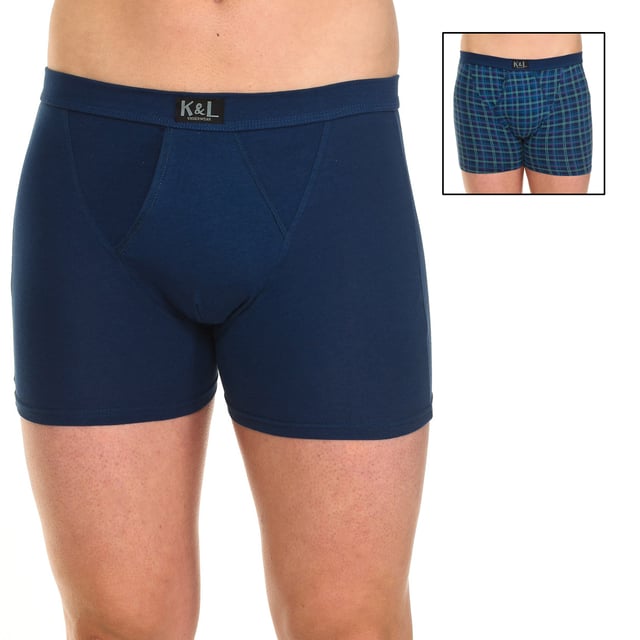 Pack-2 Boxers Kisses&Love
 Elastic rubber waistband.
 Detail of the brand name on the waistband.
 Breathable fabric.
 Anatomical front with the ability to hold without squeezing.
 Seams seen in tone.
 Composition: 95% Cotton, 5% Elastane
 Care:
Care:
 - Wash at max temperature. 40º.
 - Do not use bleach.
 - Do not use dryer.
 - Do not iron.
 - Do not dry clean.