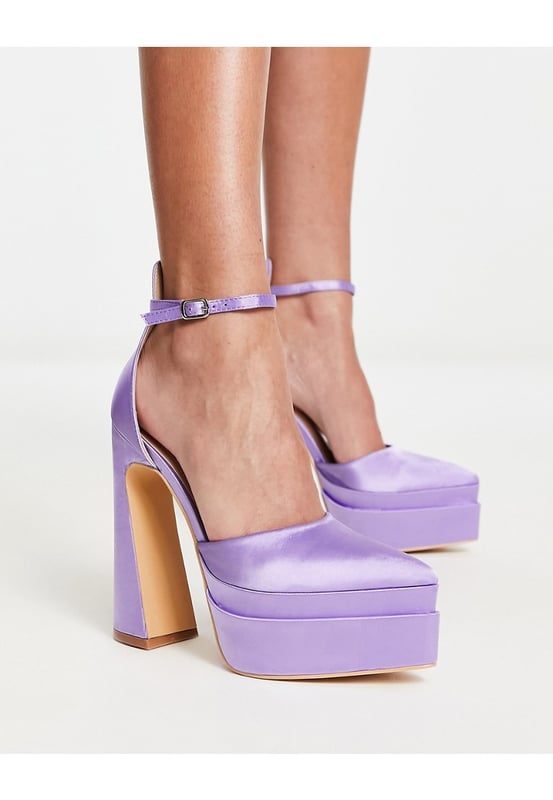Truffle collection pointed block heels cheap