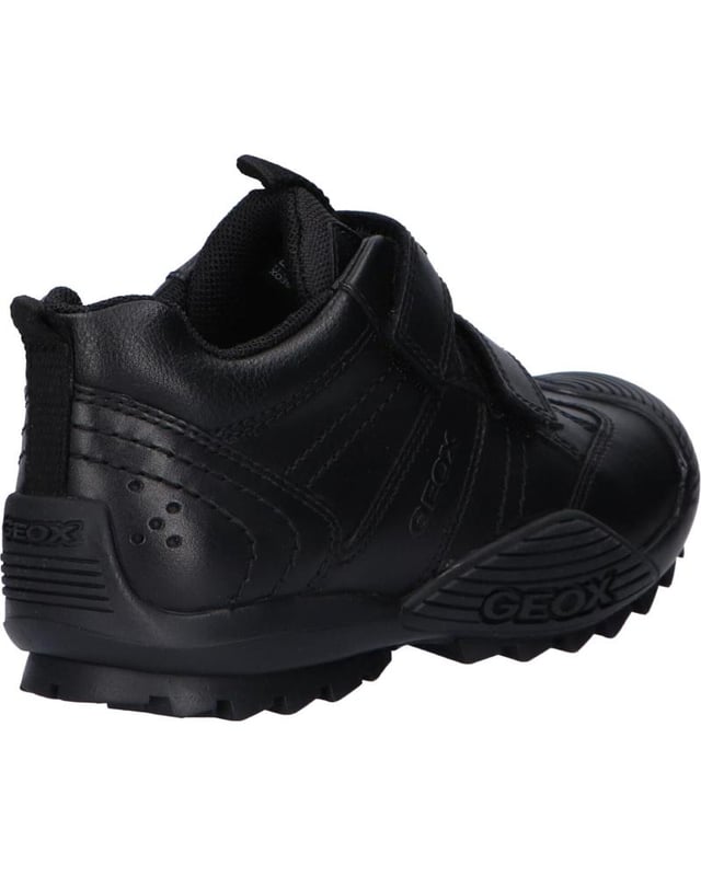 SHOES GEOX FOR BOY J0424A 00043 J SAVAGE Black, Padded insole, Nonslip soles, Flexible sole