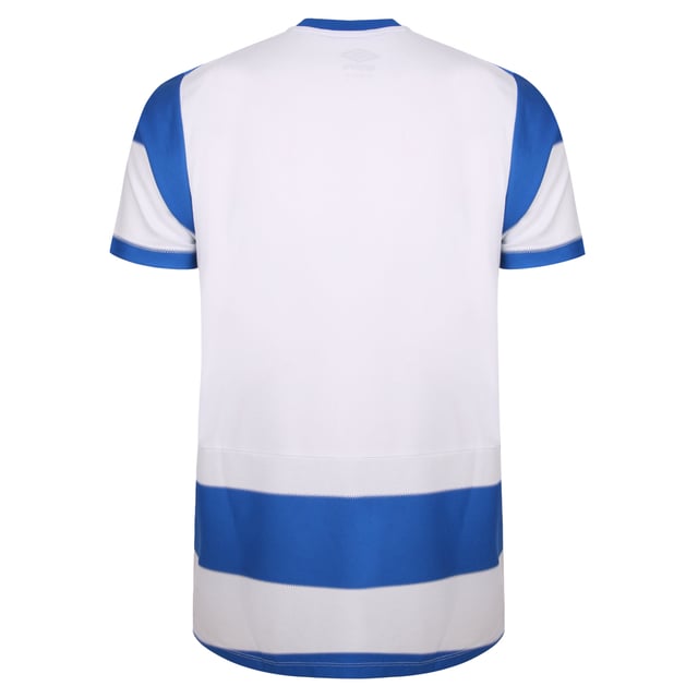 100% Polyester. Fabric: Jacquard. Design: Contrast Stripe, Logo. Neckline: Crew Neck, Ribbed. Sleeve-Type: Short-Sleeved.