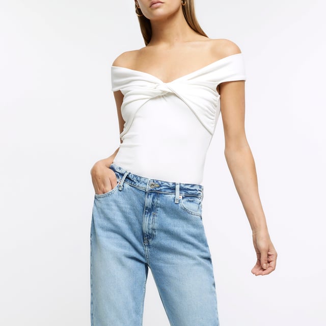 River island bardot 2025 top
