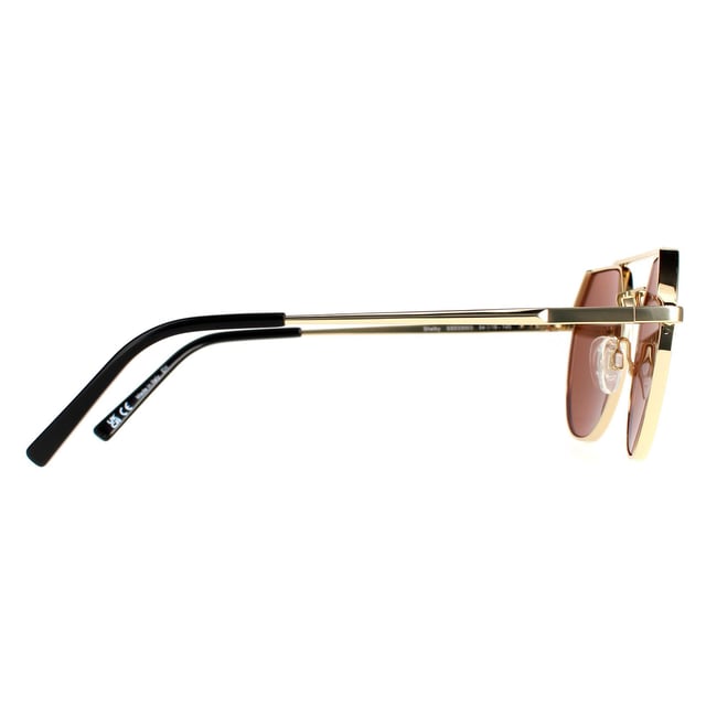 Serengeti Aviator unisex Shiny Light Gold Saturn -stuurprogramma's goud gepolariseerd Shelby Shelby zijn lichtgewicht metalen pilootstijl met een geometrisch topframe -ontwerp. Veerscharnieren en verstelbare neusstukken geven extra comfort. De geweldige fotochromische lenzen van Serengeti die zich aanpassen aan verschillende lichtomstandigheden, voltooien het geweldige pakket.