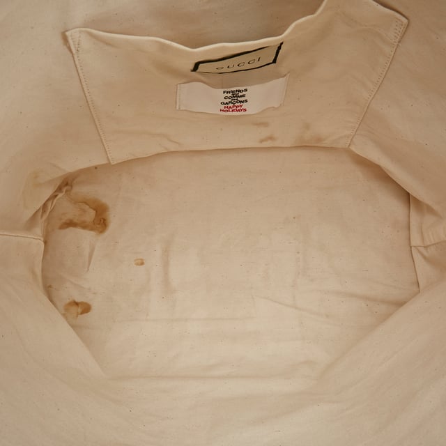 Vintage Gucci Gucci x COMME des GARCONS Shopper Tote Brown