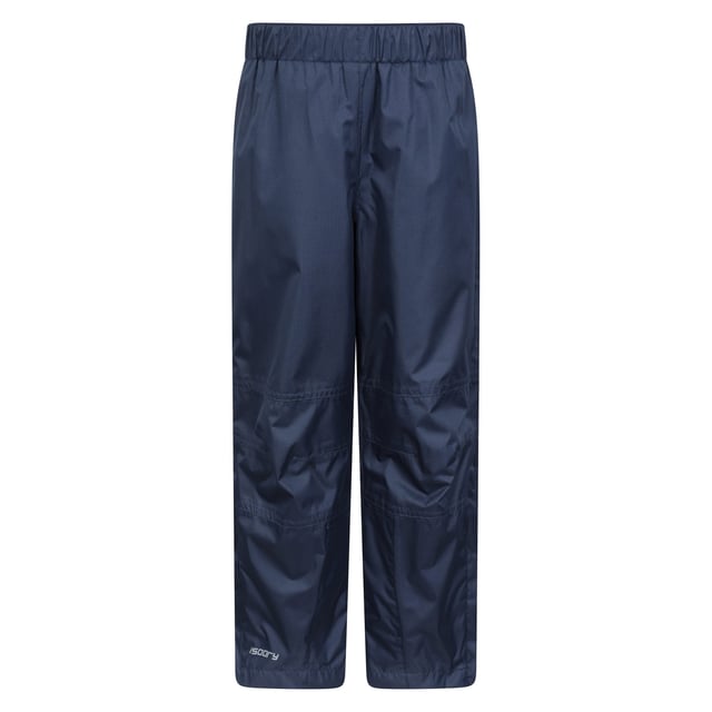 100% Polyester. Lining: Mesh. Fabric: Ripstop. Design: Logo, Text. Fabric Technology: Waterproof. Half Leg Zip, Taped Seams. Waistline: Elasticated. Waterproof Rating: 1500mm.