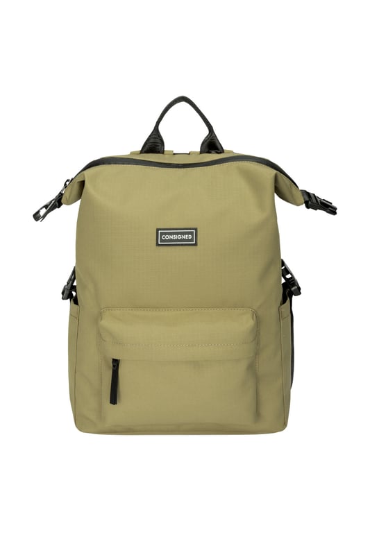 A double clip feature allows multi-functional use, enabling the bag to transform into 3 different designs depending on your needs. Key features include front, side & rear pockets for organised storage. Inside ensures maximum functionality with a generous internal capacity and 15 inch padded laptop sleeve - Fits Apple MacBook Pro 16 inch. Features: , Water Resistant, 15 inch padded laptop sleeve - Fits Apple MacBook Pro 16 inch & nested 9.7 inch tablet pocket with Velcro fastening, Waterproof zip top opening to main compartment, 100% Recycled body & lining polyester made from recycled plastic bottles [GRS certified fabric], Double clip feature which allows the bag to transform into 3 different designs, Front zip pocket with a storm flap and YKK zip, Quick access slip pockets on each side, Rear secure access waterproof zip pocket, Internal zip & slip pockets, Large size Style Ref: 50511 SAND