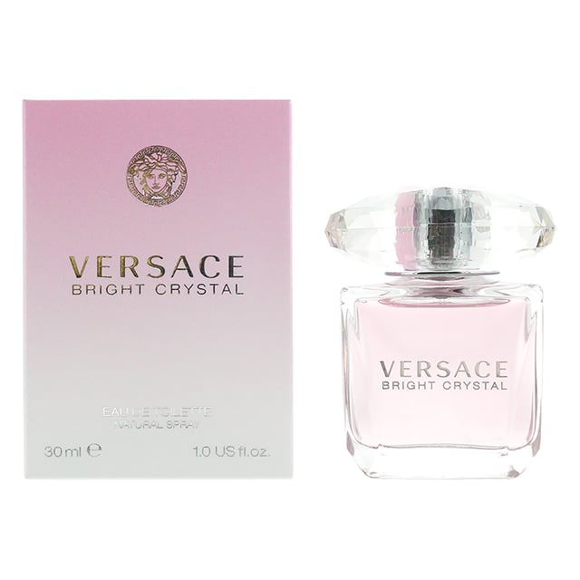 Versace design house launched Bright Crystal as pure sensuality fruity fragranace. Bright Crystal notes consist of magnolia lotus peony pomegranate seeds zesty yuzu grapefruit amber mahogany and musks to create this pure perfume.